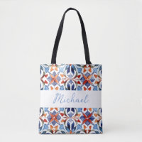 Blaue und rote Spanische Blumenstraube