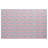 Blaue und rote Tennisschläger Stoff (Fat Quarter (45,7 x 55,9 cm))