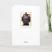 Blaue und rote Zugkarte Karte (Rückseite)