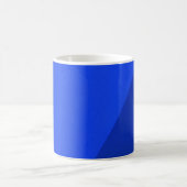 Blaue und schwarze Holzpappe Kaffeetasse (Mittel)