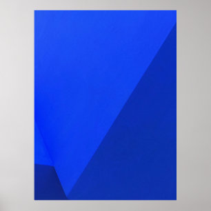 Blaue und schwarze Holzpappe Poster