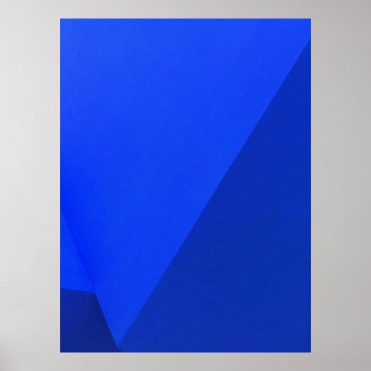 Blaue und schwarze Holzpappe Poster (Vorne)