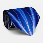Blaue und schwarze Krawatte (Gerollt)