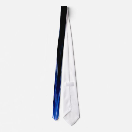 Blaue und schwarze Krawatte (Rückseite)