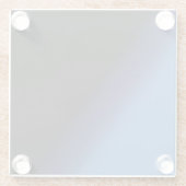 Blaue und schwarze Steigung Glasuntersetzer (Rückseite)