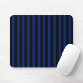 Blaue und schwarze Streifen Mousepad (Mit Mouse)