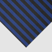 Blaue und schwarze Streifen Seidenpapier (Ausschnitt)