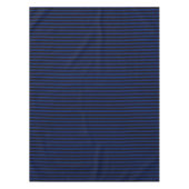 Blaue und schwarze Streifen Tischdecke (Vorderseite)