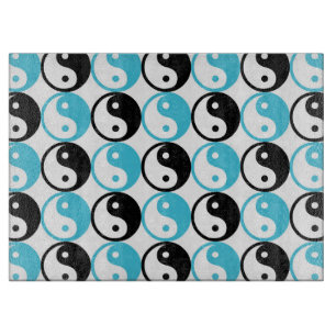 Blaue und schwarze Yangan-Muster Schneidebrett