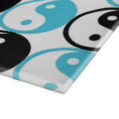 Blaue und schwarze Yangan-Muster Schneidebrett (Ecke)