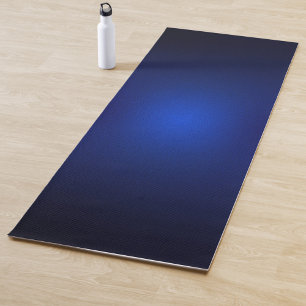 Blaue und schwarze Yoga-Matte mit Farbverlauf Yogamatte