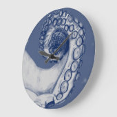 Blaue und silberne autische Oktopus Tentacle Uhr (Winkel)