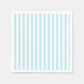 Blaue und weiß gestreifte Papiertücher Serviette