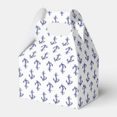 Blaue und weiße Anker Geschenkschachtel (Rückseite)