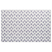 Blaue und weiße Ankermuster Stoff (Fat Quarter (45,7 x 55,9 cm))