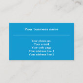 Blaue und weiße bayerische Flagge Visitenkarte (Vorderseite)