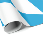 Blaue und weiße Bayern Diamantflagge Geschenkpapier (Rolleneckpunkt)