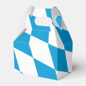 Blaue und weiße Bayern Diamantflagge Geschenkschachtel (Vorderseite)