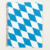 Blaue und weiße Bayern Diamantflagge Planer (Vorderseite)