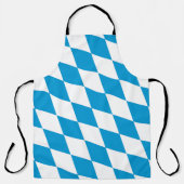 Blaue und weiße Bayern Diamantflagge Schürze (Vorderseite)