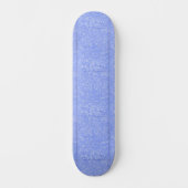 Blaue und weiße Blasen Skateboard (Vorderseite)