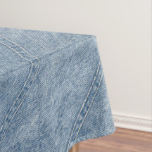 Blaue und weiße Denim-Jeans-Optik