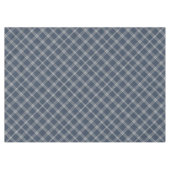 Blaue und weiße Denim-Optik Tischdecke (Vorderseite (Horizontal))