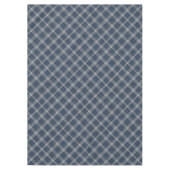 Blaue und weiße Denim-Optik Tischdecke (Vorderseite)