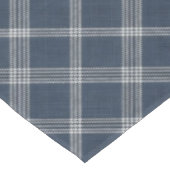 Blaue und weiße Denim-Optik Tischdecke (Schrägansicht)