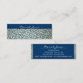 Blaue und weiße dünne Profil-mit Mini Visitenkarte (Vorne/Hinten)