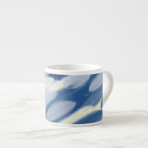 Blaue und Weiße Einzigartige Kunst
