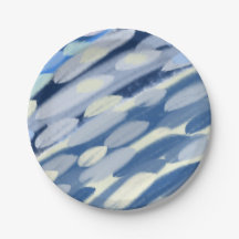 Blaue und Weiße Einzigartige Kunst