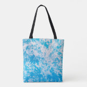 Blaue und weiße Eisoberfläche Tasche (Rückseite)