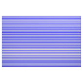 Blaue und weiße farbige Linien Stoff (Fat Quarter (45,7 x 55,9 cm))