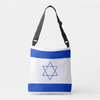Blaue und weiße Flagge Israels