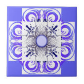 Blaue und weiße Fliesen (Vorderseite)