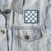 Blaue und weiße Fliesen Button (Beispiel)