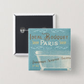 Blaue und weiße französische Badewanne Button (Vorne & Hinten)