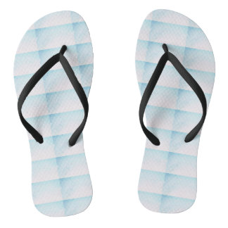 Blaue und Weiße Frauen Flip Flops Badesandalen