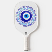 Blaue und weiße Gefärbte Krawatte Pickleball Paddl Pickleball Schläger (Vorderseite)