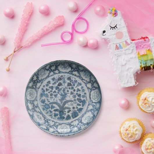 Blaue und weiße Imitatporzellan Chinese Ming Pappteller (Party)