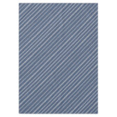 Blaue und weiße Jeans-Optik Tischdecke (Vorderseite)