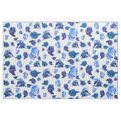 Blaue und weiße Kampffische Stoff (Fat Quarter (45,7 x 55,9 cm))