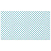 Blaue und weiße karierte Quadrate Tischdecke (Vorderseite (Horizontal))