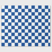 Blaue und weiße Karton Geschenkpapier (Flach)