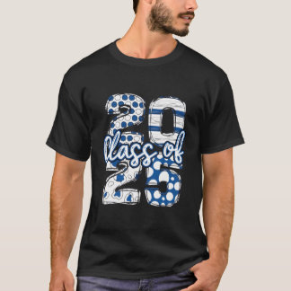 Blaue und weiße Klasse 2025 Klasse 2025 T-Shirt