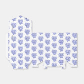Blaue und weiße Korallen Geschenkschachtel (Ungefaltet)