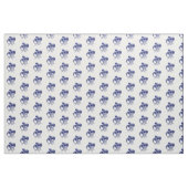 Blaue und weiße Kraken Stoff (Yard (91,4 cm))