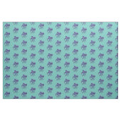 Blaue und weiße Kraken Stoff (Yard (91,4 cm))