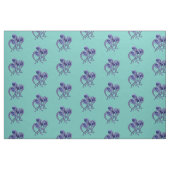 Blaue und weiße Kraken Stoff (Fat Quarter (45,7 x 55,9 cm))